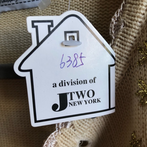 Storybook Knits Holiday Sweater Beaded Sequins Reindeer Cardigan S NWT Christmas - Picture 10 of 17